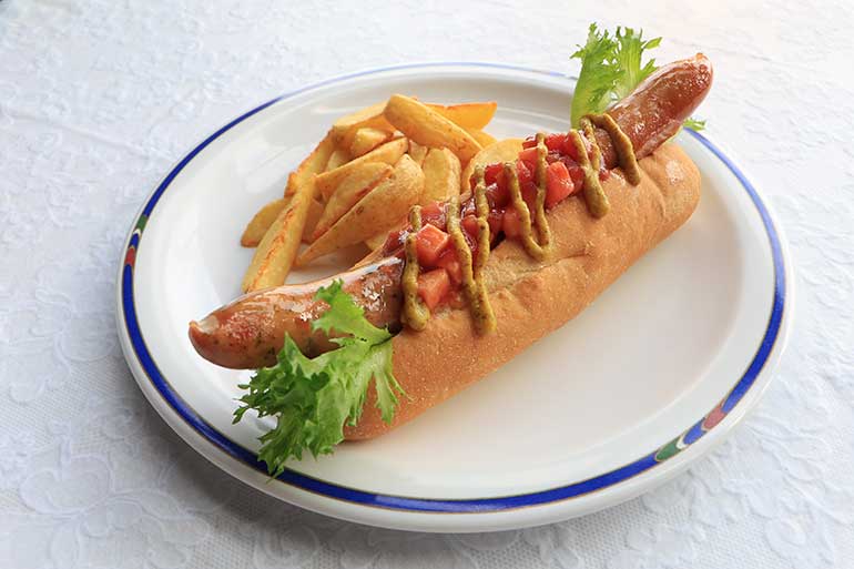 ホットドックプレート(イメージ)