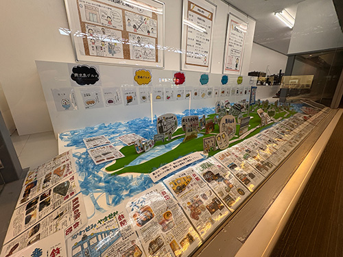 本館2F 車両年表下で実施中の特別展示