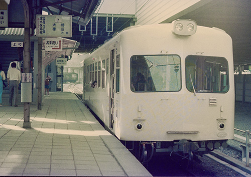 東武鉄道熊谷線の気動車 1983年 熊谷 撮影:森中清貴